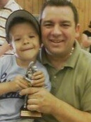 Gaten Matarazzo Sr. with his son Gaten Matarazzo